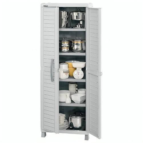 Reviews for HDX Plastic Freestanding Garage Storage Cabinet With ...