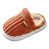 Générique Pantoufles Douillettes pour Filles Hiver Chaussons Chauds Maison Antidérapant...