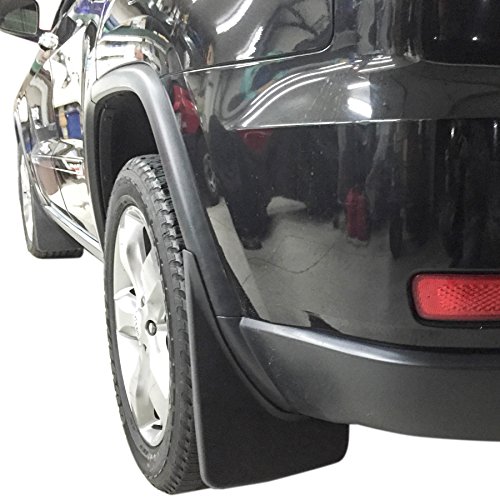 Red Hound Auto 2011-2020 Compatible With Jeep Grand Cherokee Mud Flaps Mud Guards Splash Molded Front Rear 4Pc #TOP1