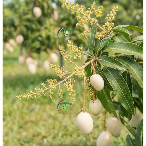 Image of Thailand White Mango Plant Grafted Live Fruit Tree 1.5-2.5 Feet