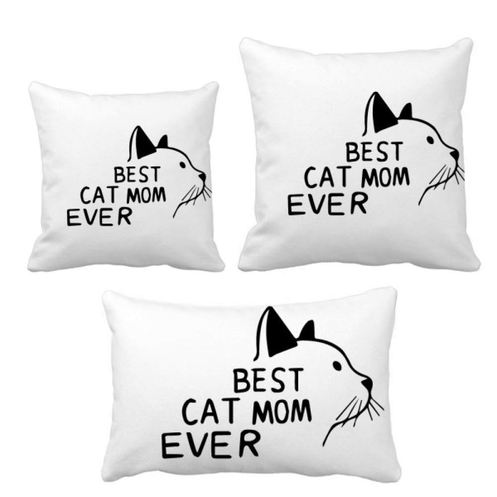 Coussin chat et sa mère pour créer une ambiance accueil et cosy sur le sofa