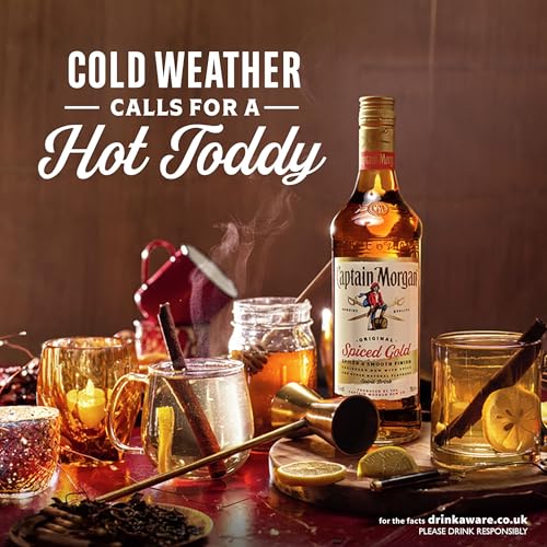 Captain Morgan Original Spiced Gold 35% vol 1L Caribbean Rum Based Spirit Drink with Spice Vanilla & Brown Sugar Flavours - Image 2