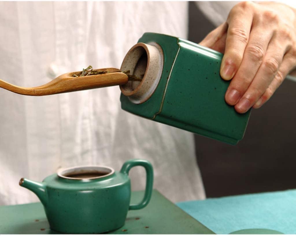 Contenitore per la conservazione della Cucina retrò Portatile con Coperchio Contenitore per la conservazione degli Alimenti Contenitore per la conservazione del tè e del caffè dello Zucchero
