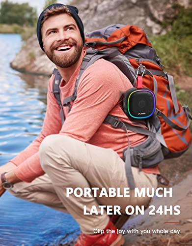 Updated Shower Speaker, Ipx7 Waterproof Portable Bluetooth Speakers With Stereo Pairing, Wireless For Bike Kayak Pool Beach Outdoor #TOP3