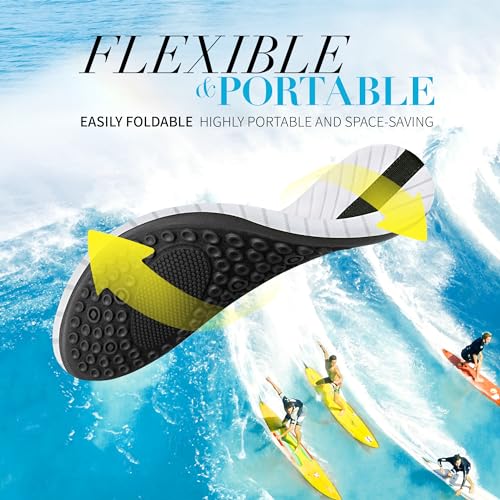 Image of Homitem Water Shoes for Women Men Aqua Socks Swim Beach Pool River Slip-On Barefoot Quick-Dry Vacation Cruise Essentials Accessories for Yoga Kayak Sports