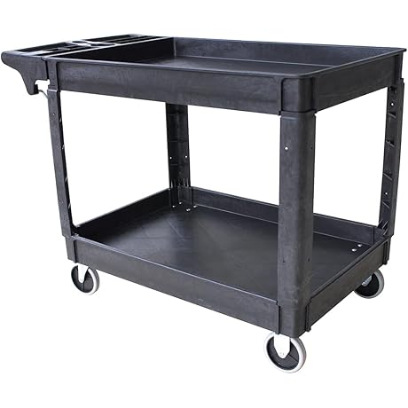 Heavy Duty Industrial Carts for Your Toughest Tasks: MaxWorks 80858 Utility Service Cart