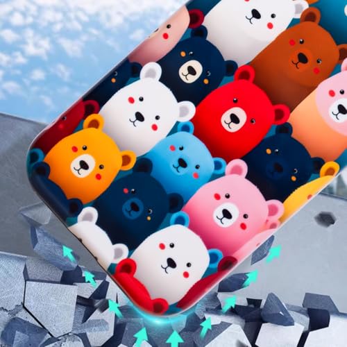 Coque feilinerheyi1 Bcov double couche antichoc ours mignon coloré - 3