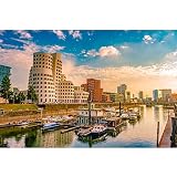 Puzzles Jigsaw Puzzles Rhine River en Dusseldorf, Alemania 500-8000 Piezas Puzzle Puzzle Unique Decoraciones y Regalos Jigsaw Puzzles Toys Game Regalo (Color : Puzzle, Size : 8000 Pieces)