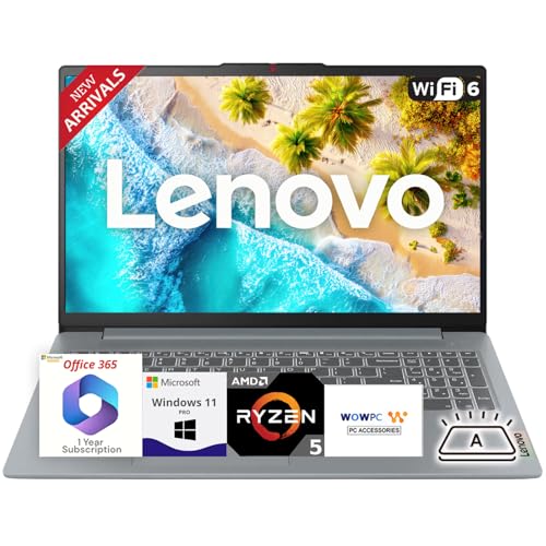 Lenovo Nuovo notebook Ideapad con Microsoft Office 365, AMD Ryzen