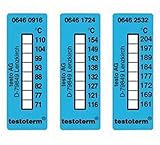 Los thermomètres cintas y pastillas son las etiquetas autoadhesivas resistentes a la temperatura