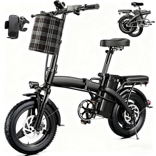 Folding Electric Bike for Adults, 550W Motor 23MPH Speed |