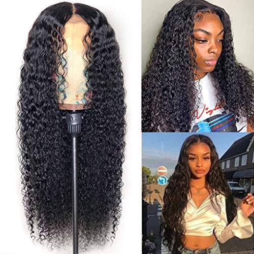 Hair Curly Wigs ,Lace Front Wigs Wave Synthetic Curly Bob Wigs Hair Replacement Wigs For Women Pre-Plucked Natural Hairline, 26 Inch