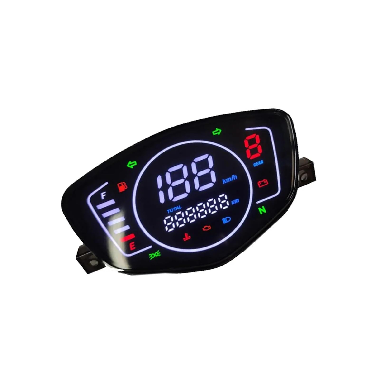 Contagiri contachilometri Indicatore Di Direzione Per Moto Indicatore Luminoso LED Tachimetro Digitale Contagiri Modifica Contachilometri Per LC 135