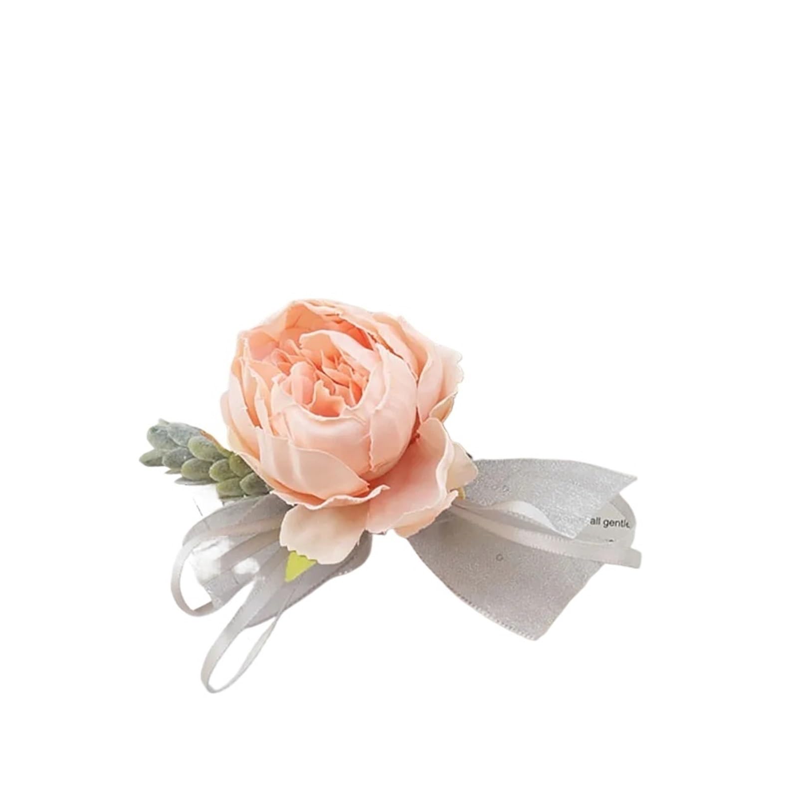 UJEDFHV Wedding Simulation Rose Corsage Rose Wedding Wrist Corsage And Boutonniere Set For Bride, Bridesmaid, Man, Groom, Red Flowers Accessories For Proms