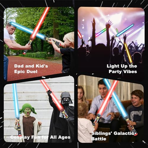 Auntyfey 8108-1A Light Up Saber For Kids Adults thumb #5