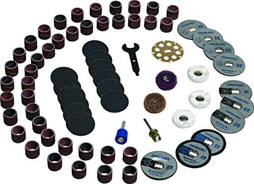 Dremel 725 EZ SpeedClic Accessory Set - 70 Rotary Tool Accessories for Cutting, Sanding, Cleaning and Polishing