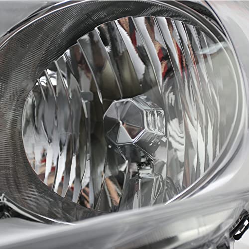 2PCS Headlights Assembly Replacement for 2012 Honda Accord HFP 2008-2012 Honda Accord LX 33100TA0A01 33150TA0A01 Chrome Housing Clear Lens - Thumbnail 6