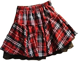 【ぴゅありぼん】大きいサイズ ウエストゴム入り チェック スカート 男の娘 メンズ対応サイズ TOKYO GOODS MARKET (3XL)