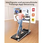 Laufband für Zuhause mit Neigung, 2 in 1 Walking Pad, 12km/h Klappbar Laufband mit Steigung, 2.5HP Under Desk Schreibtisch Treadmill für Zuhause & Büro, Fernbedienung und App, Keine Installation – Bild 5