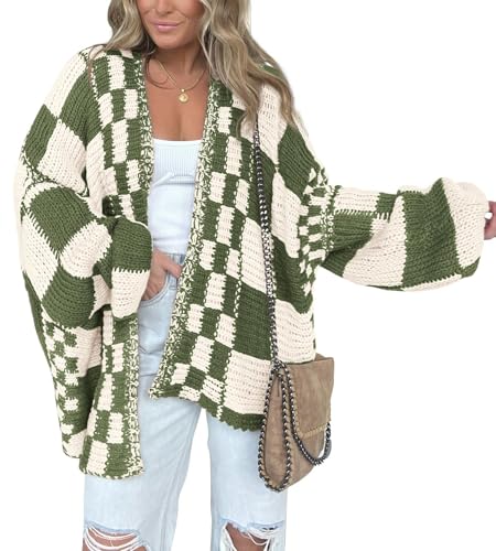 BTFBM Casual Cardigan Sweater for Women Fall 2026 Long Sleeve Sweaters