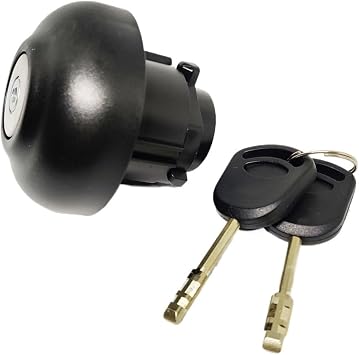 Anti Theft Diesel Fuel Cap with Lock and Keys Compatible with Transit MK7 2006-2014 OE 1715043 9C119K163AA