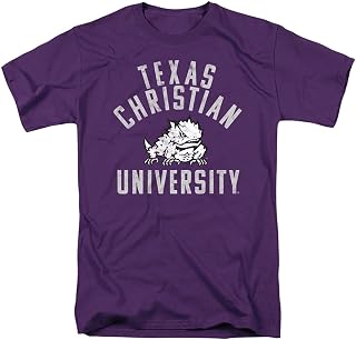 LOGOVISION Official Collegiate Large Distressed Logo Short Sleeve Unisex for Men & Women Cotton T Shirt Collection 3