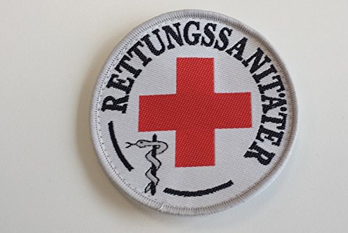 Rettungssanitäter-Abzeichen (Durchmesser ca 8,5cm), zum Aufkletten