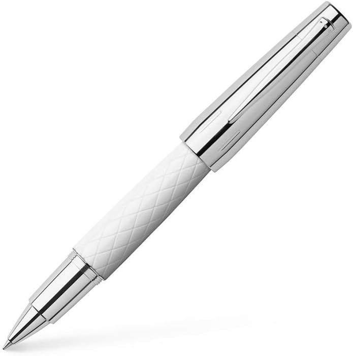 Faber-Castell Emotion Rhombus White Roller Ball Pen