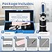 4-in-1 Refractometer for Ethylene & Propylene Glycol Antifreeze, DEF, Battery Acid & Windshield Fluid – Accurate ATC Tester with °C Scale for Coolant Freezing Point & SRFI, Automotive & Industrial Use