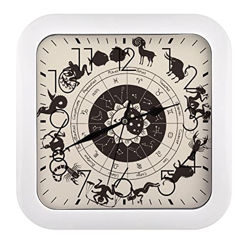 Pendule murale silencieuse moderne maison bureau horloge 26x26cm - 2