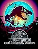  Jurassic World Colouring Books: Ultimate Color Wonder Jurassic World Colouring Book Pages & Markers, Mess Free Coloring, Wonderful Gift for Kids And Adults