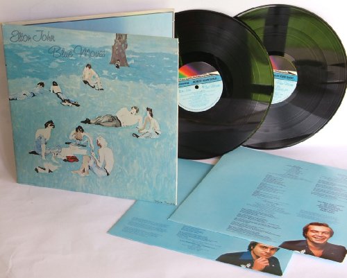 Image of ELTON JOHN blue moves. GREAT COPY. First press 1976. Matrix A-1U, B-U-1, A-5-U, B-4-U. On Rocket records [VINYL]