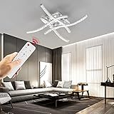 Kristallform Design -- Die led deckenleuchte modern verwendet einen kristallartigen Lampenschirm, transparentes Material beeinflusst die Textur und Helligkeit nicht, die Beleuchtung sieht eleganter aus Kristalloptik, brillant und modisch