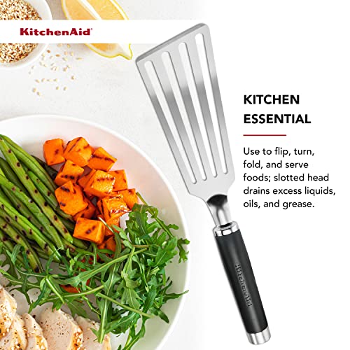 Kitchenaid Gourmet Stainless Steel Flex Turner, One Size, Black #TOP3