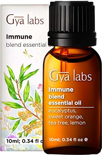 Gya Labs Breathe Essential Oil Blend for Congestion (10ml) - Pure, Therapeutic Grade Essential Oil Blend - Perfect for Aromatherapy, Breathing, Health & Sleep - Diffuse or use on Skin