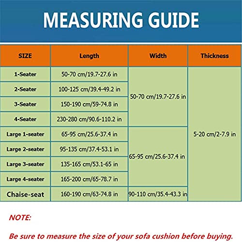 Sofa Zitkussenhoes, Non-slip Sofa Zitkussen Hoezen, High Stretch Bank Kussenhoezen, Stoelhoes Hoog Rekbare Jacquard Voor… - Afbeelding 7