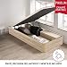 PIKOLIN, canapé abatible de almacenaje Color Natural 90x190, Servicio de Entrega Premium...
