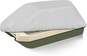 1200D 8-10ft Pond Boat Cover for Pond Prowler,Pelican Bass Raider