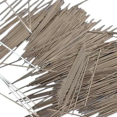 80pcs Flute Clarinet Needle Springs, 0.6/0.7/0.8/0.9mm Steel Pin Set for Woodwind Repair