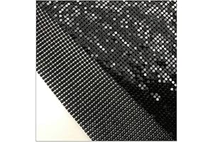 Premium Black Metal Fabric for Jewelry Making