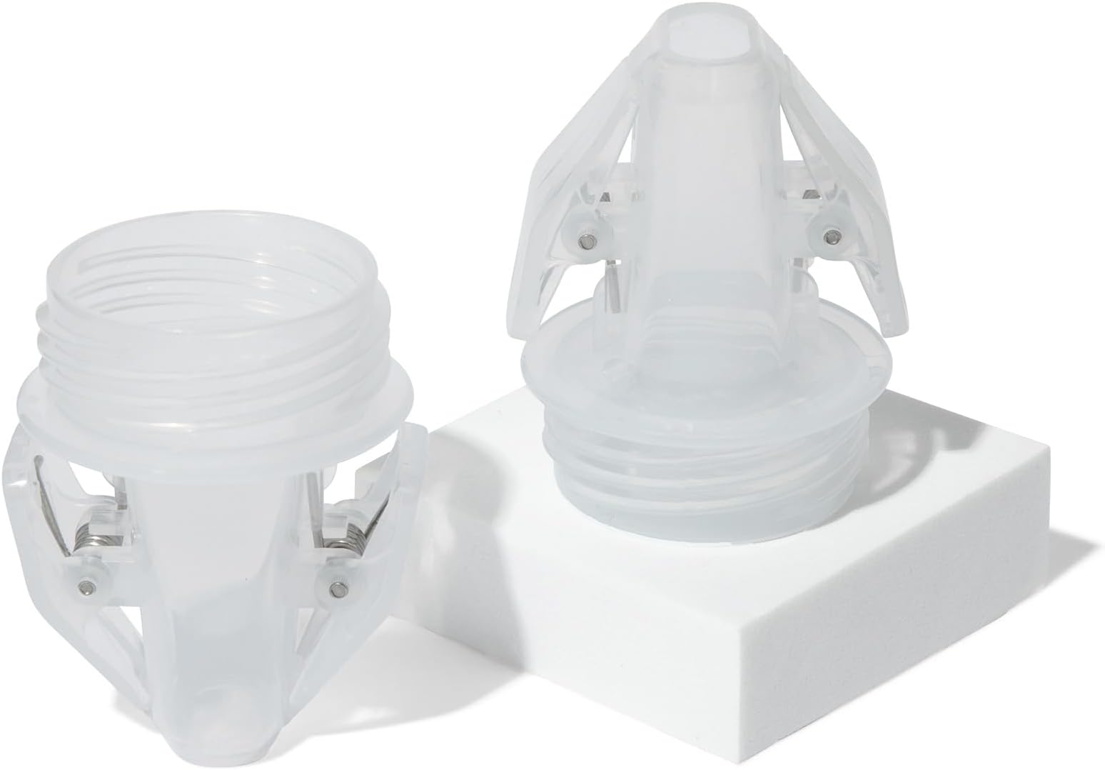 Motif Medical Pump-to-Bag Electric Breast Pump Adapter -Compatible w/Spectra S1 & S2 Breast Pump - Pump Adapter w/Twist Shield Connectors - 3-Step Time-Saving Nursing Pump Adapter (Set of 2)