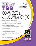 SURA`S TRB PG COMMERCE and ACCOUNTANCY Exam Book Guide and Model Question Papers in English Medium - LATEST EDITION 2026