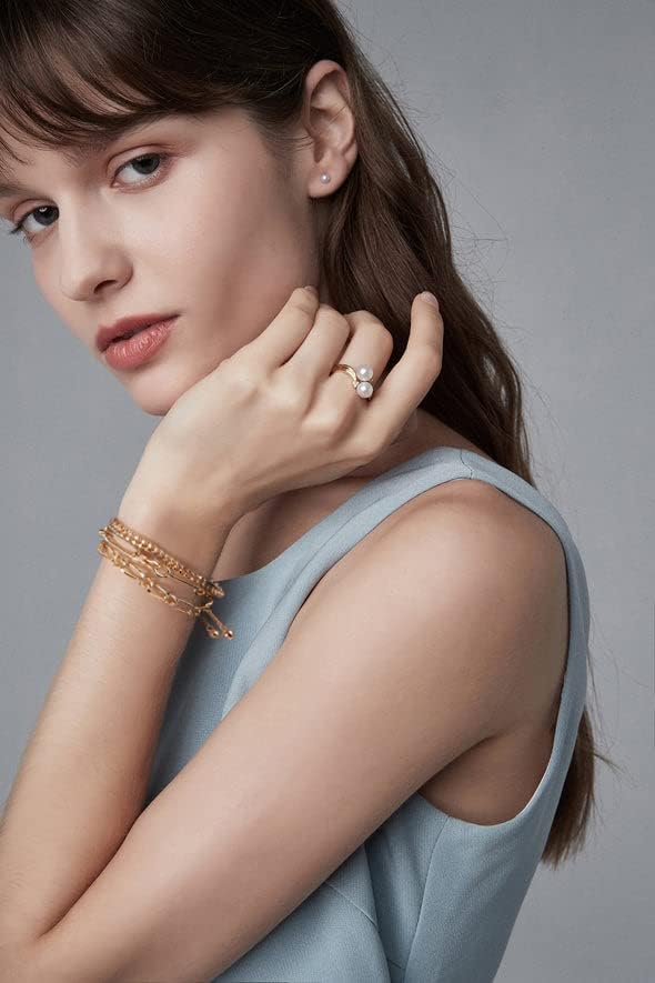 14K Gold Bracelets for Women Adjustable Slider Bracelet Bangle Bracelets for Women Trendy Chain Bracelet - Image 4