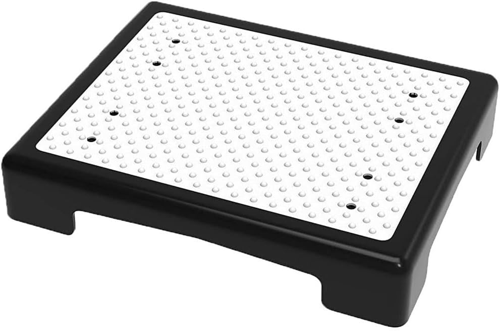 3.7 in Height One Step Stool for Adults Elderly Seniors, Non-Slip Portable Mobility Platform Step Riser for High Beds,Bathroom,Bedroom,Kitchen,Bedside,Kids Support