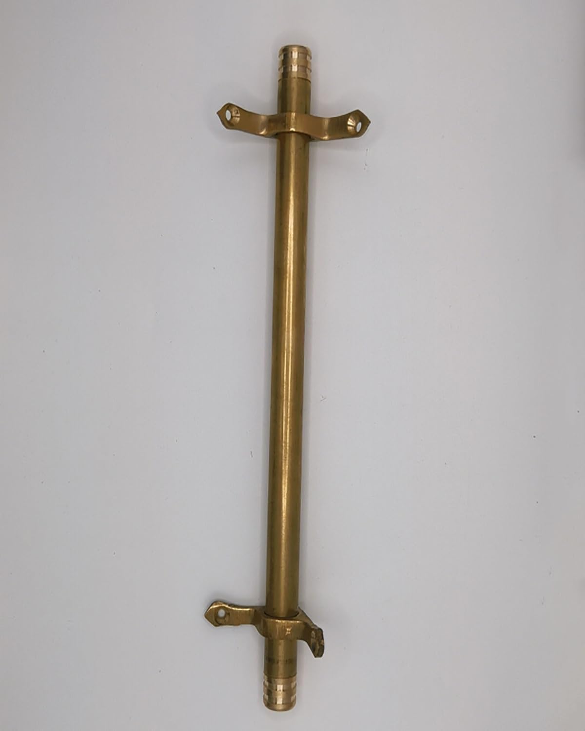 Heavy Duty Curtain Hardware Kit, 24-48 Inch Brass Stopper Rods, 16pcs Set for Hotels, Offices, Home - Durable Window Treatment Accessories