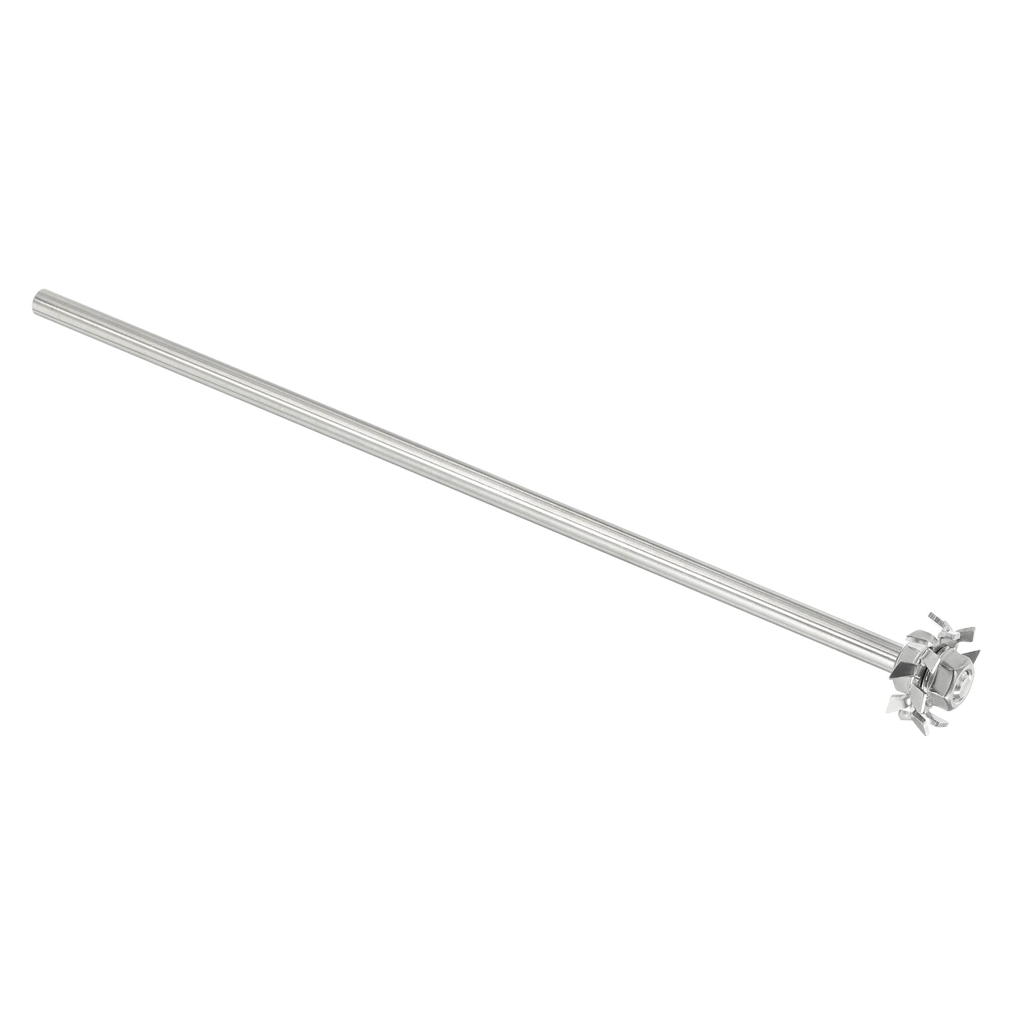 sourcing map 304 Inoxidable Acero Agitador Varilla 11.81" Longitud Dispersión Máquina Agitar Palos con 1.18" ID Dispersión Disco para Laboratorio, Industrial