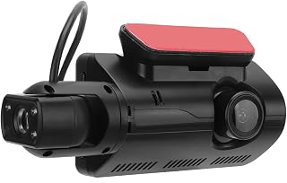 Mini Dash Cam, Car Camera Video Recorder in Dash Cam Dual Dash Cam Front and Rear, No Light Night Vision, Loop Recording, 170 Wide Angle, 3-Inch Display
