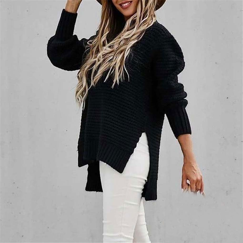 Jesienny sweter z dzianiny damski sweter swetry damskie luźne swetry dla kobiet dzianina