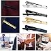Jstyle 4 Pcs Tie Clips for Men Tie Bar Clip Set for Regular Ties Necktie Wedding Business Clips