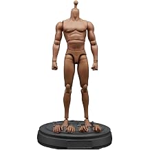 1/6 Scale Action Figure, Blank Doll Body with 2 Pairs of Interchangeable Hands & Multi-Jointed Articulation for Custom Action Figures and Model Display, D corations d' t